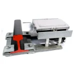 Electro-mechanical railway train direction detector mounted on rail for signalling control applications